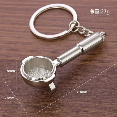 Coffee Charm Keychain