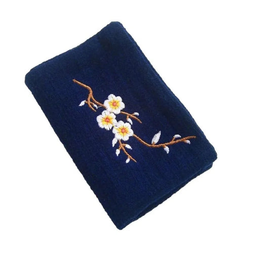 Embroidered Cotton Tea Towel