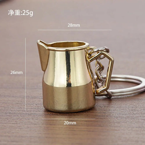 Coffee Charm Keychain