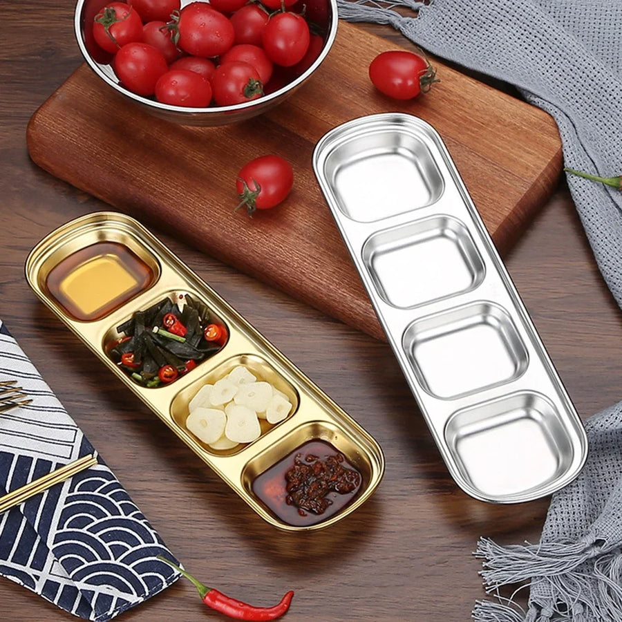 Stainless Steel Sauce Dish Set