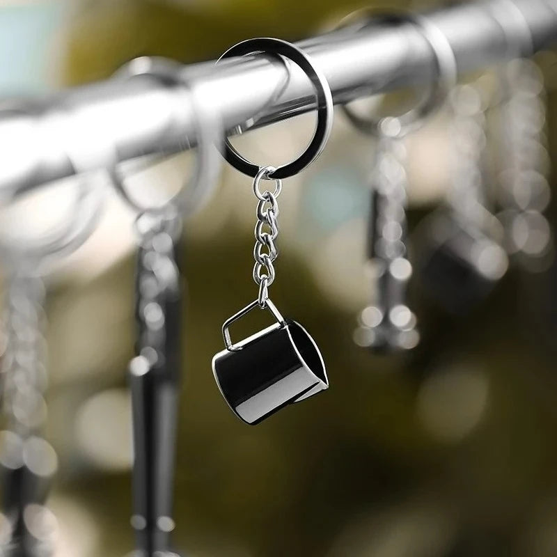 Coffee Charm Keychain