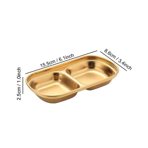 Stainless Steel Sauce Dish Set