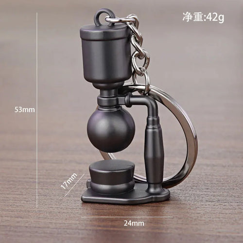 Coffee Charm Keychain