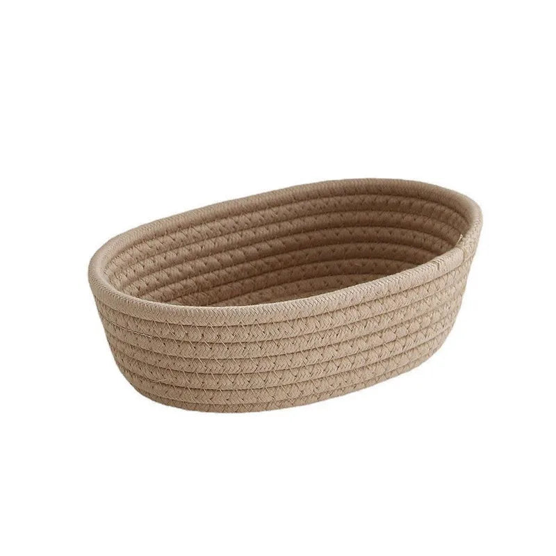 Woven Rattan Storage Basket