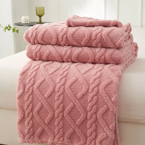 Cozy Sherpa Throw Blanket