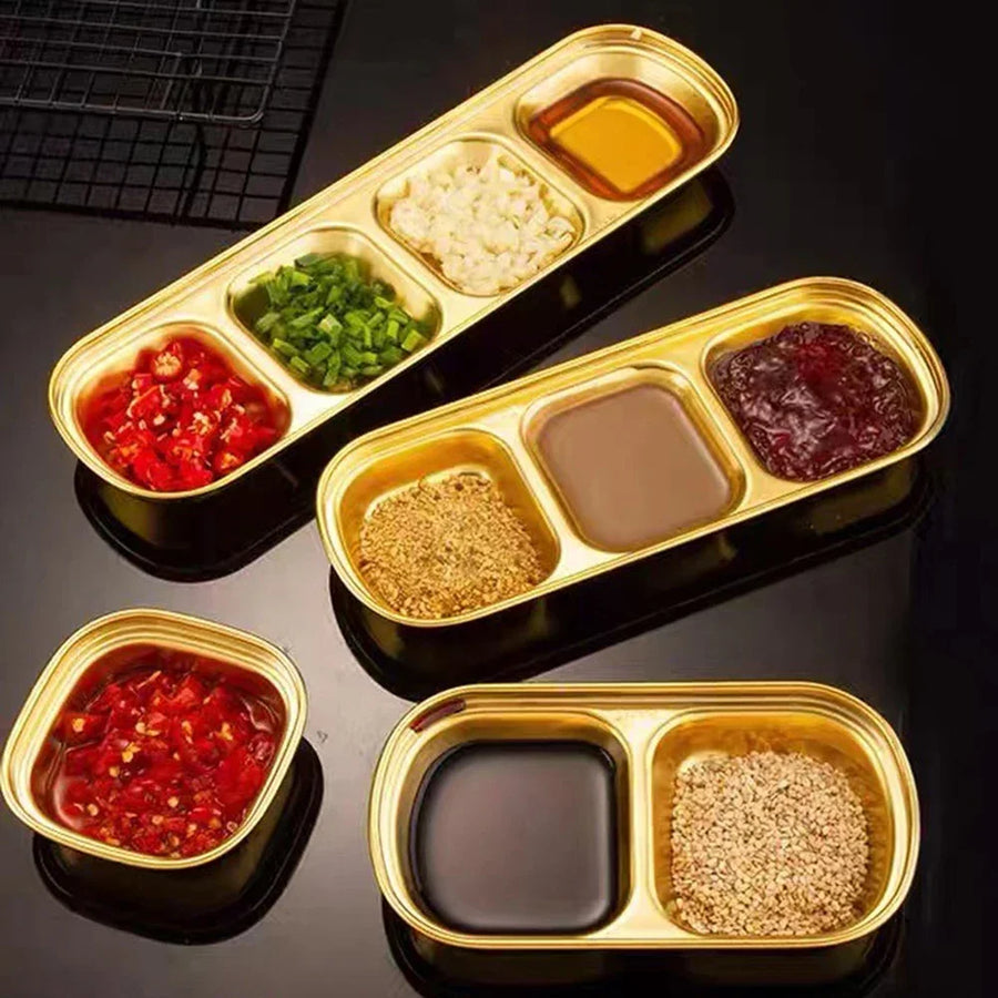 Stainless Steel Sauce Dish Set