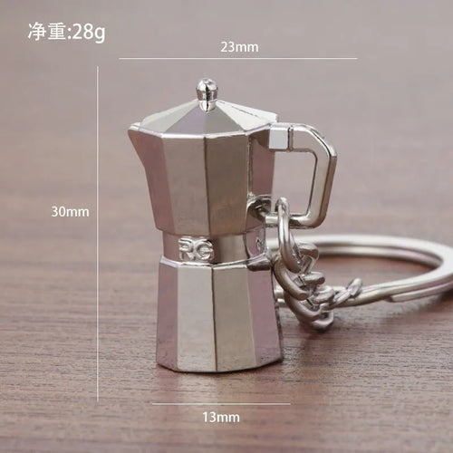 Coffee Charm Keychain