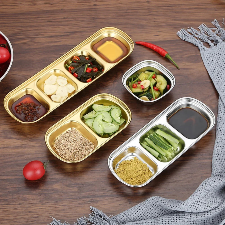 Stainless Steel Sauce Dish Set