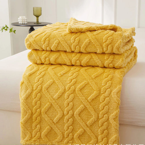 Cozy Sherpa Throw Blanket