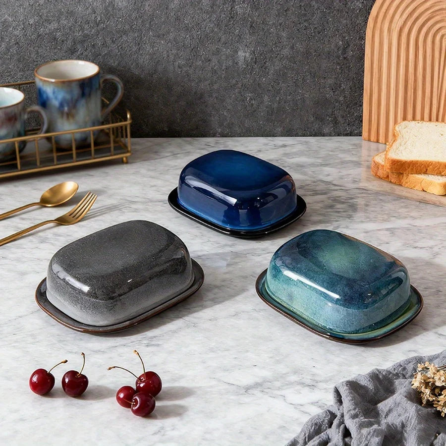 Covered Ceramic Butter Dish