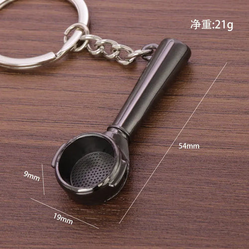 Coffee Charm Keychain