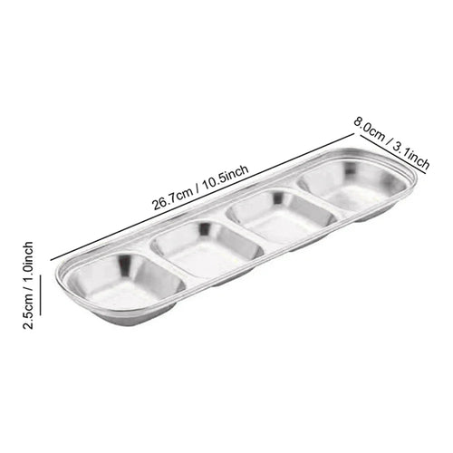 Stainless Steel Sauce Dish Set