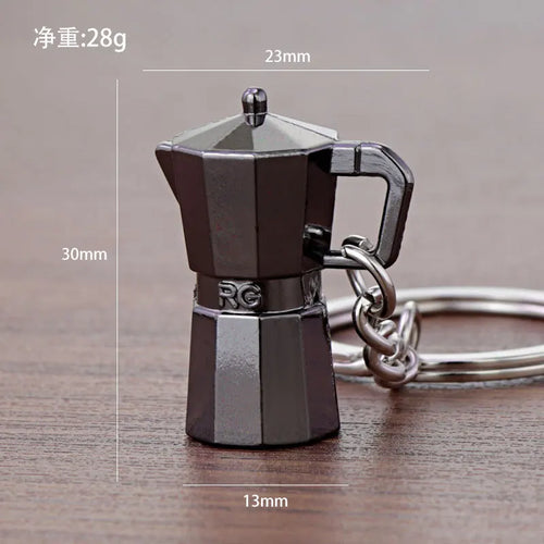 Coffee Charm Keychain