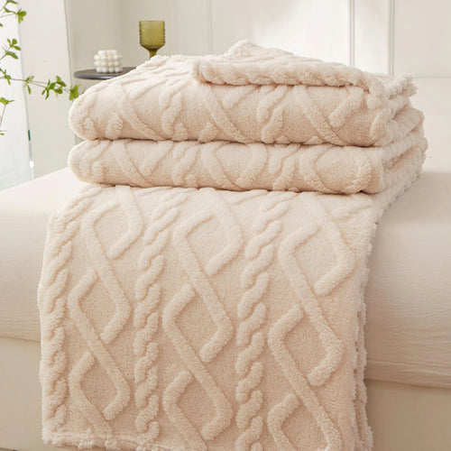Cozy Sherpa Throw Blanket
