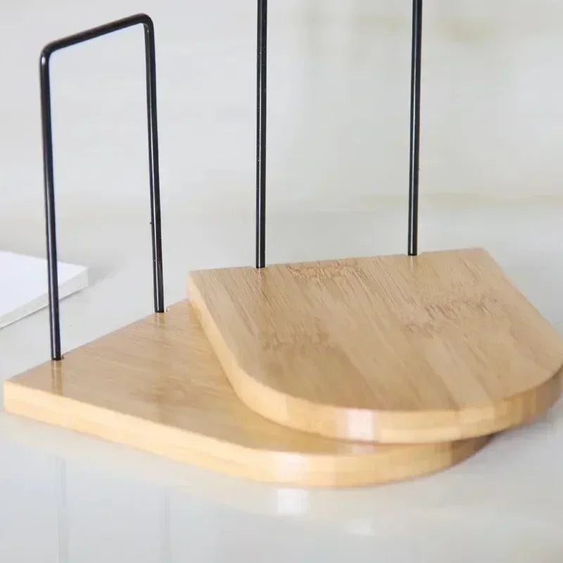 Natural Bamboo Bookends
