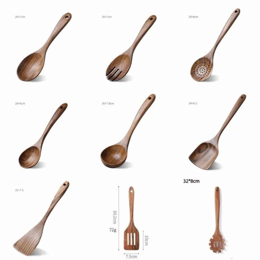 Acacia Wood Utensil Set