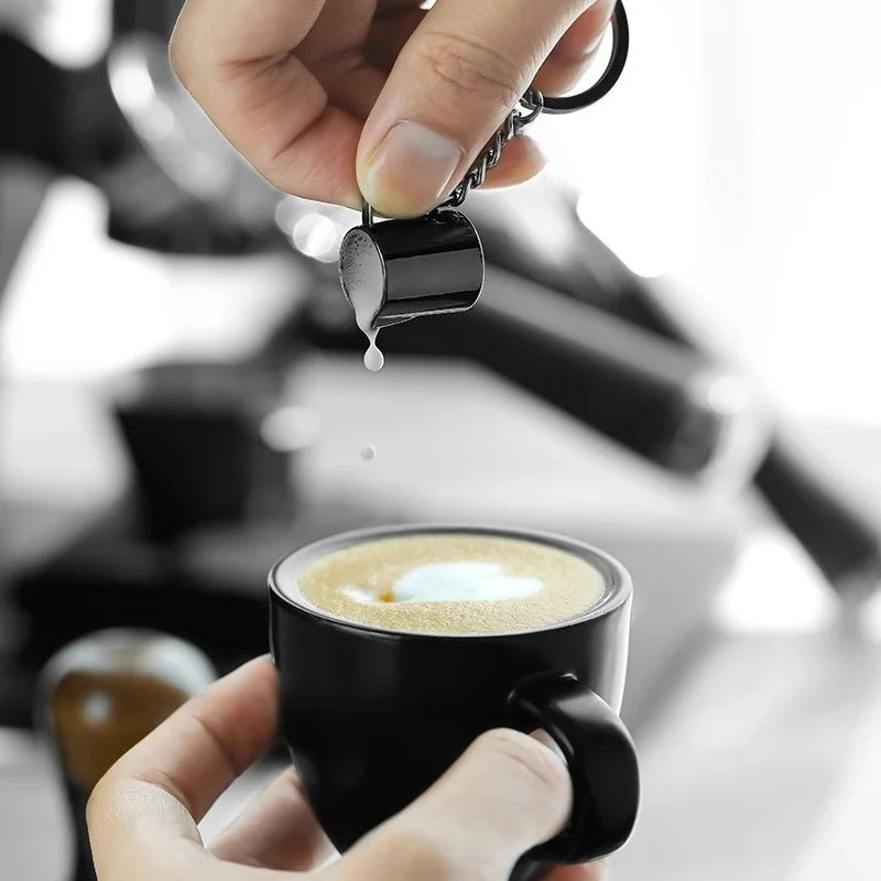 Coffee Charm Keychain