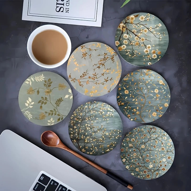 Wood Coaster Set