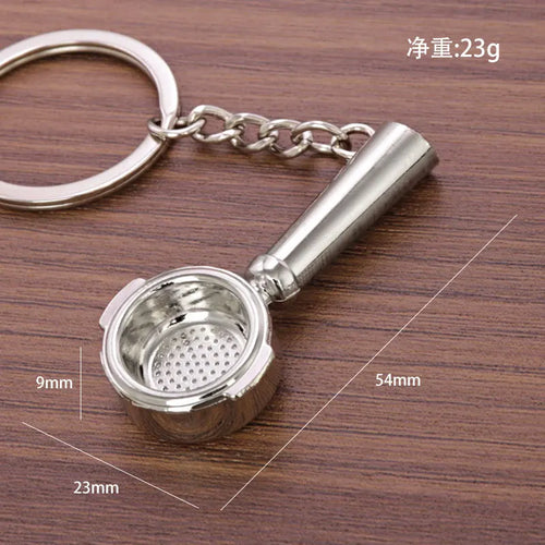 Coffee Charm Keychain