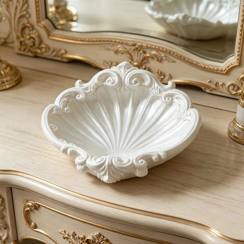 Shell-Shaped Jewelry Tray
